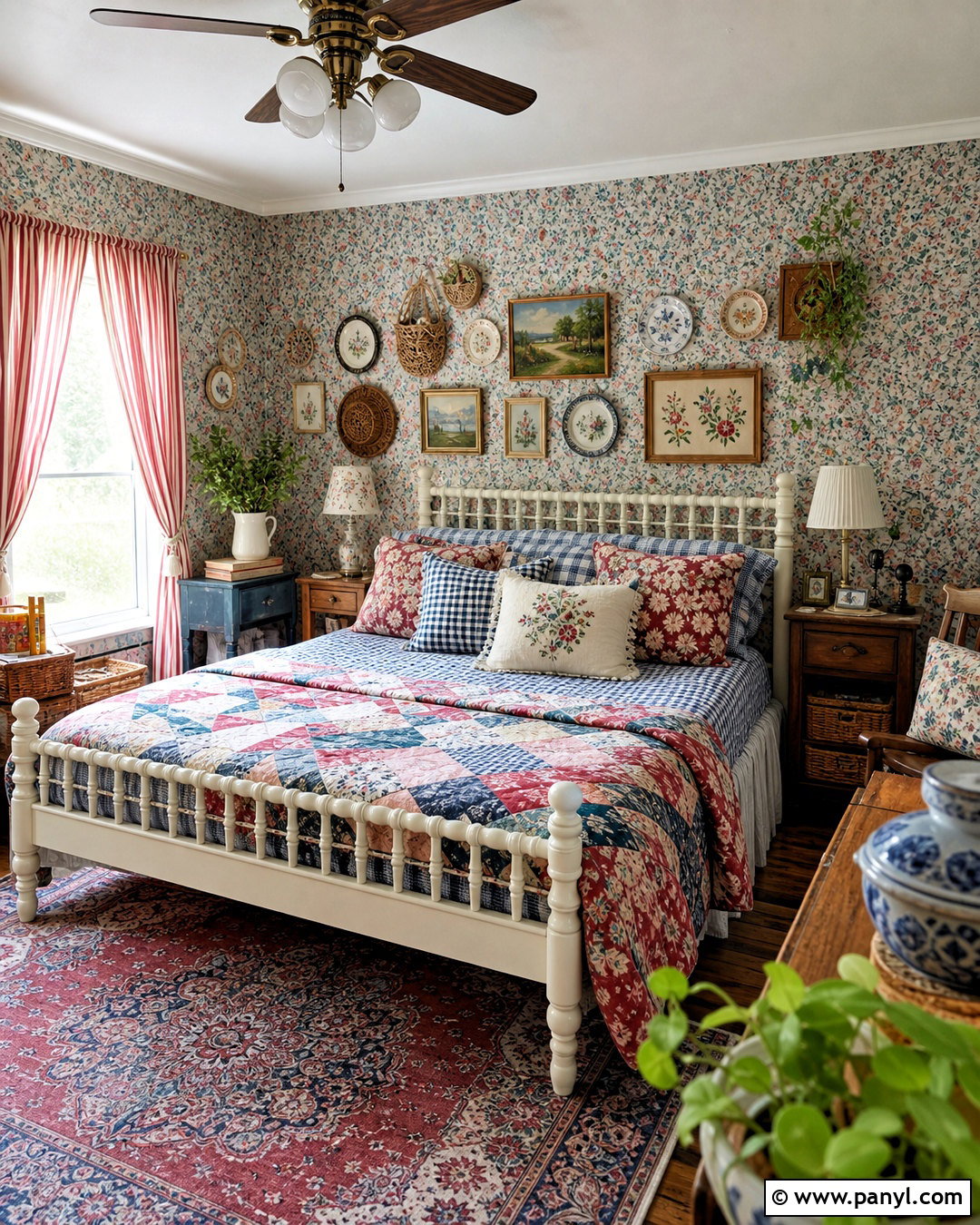 Cottage Maximalist Bedroom - 20 interior design maximalist ideas