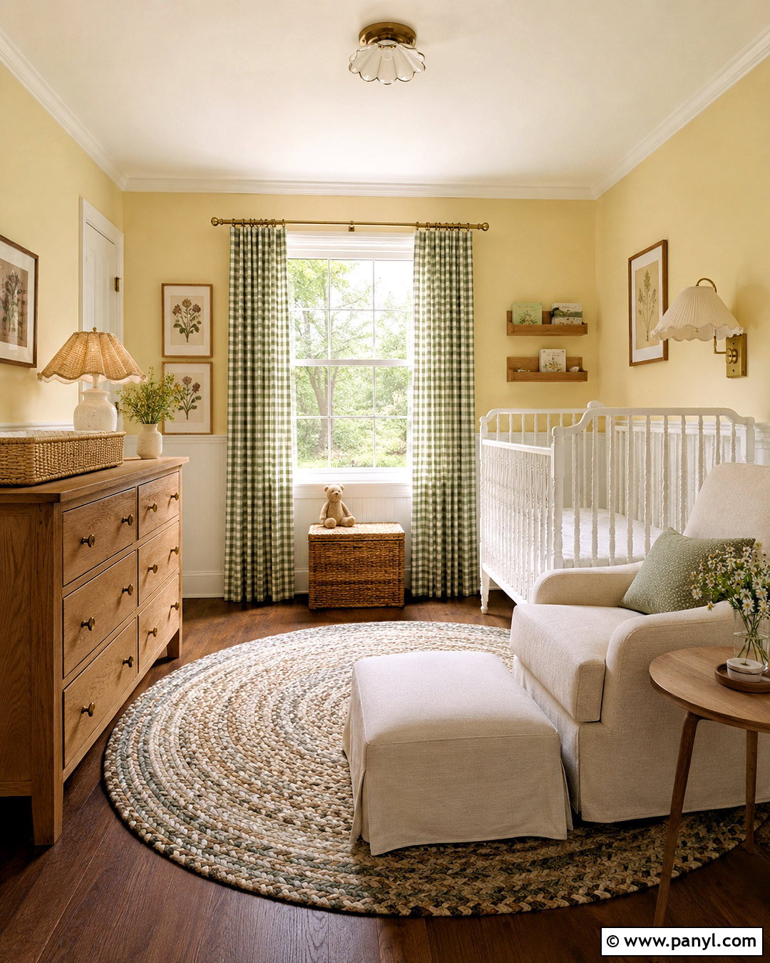 Cottage Pale Yellow Nursery - 20 pale yellow nursery ideas