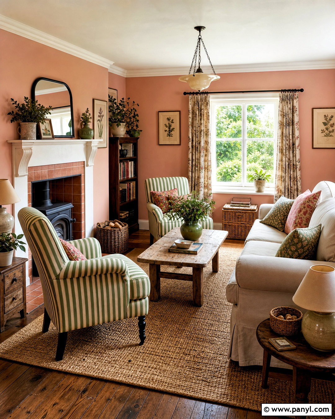 Cottage Sulking Room Pink Living Room - 20 sulking room pink living room ideas