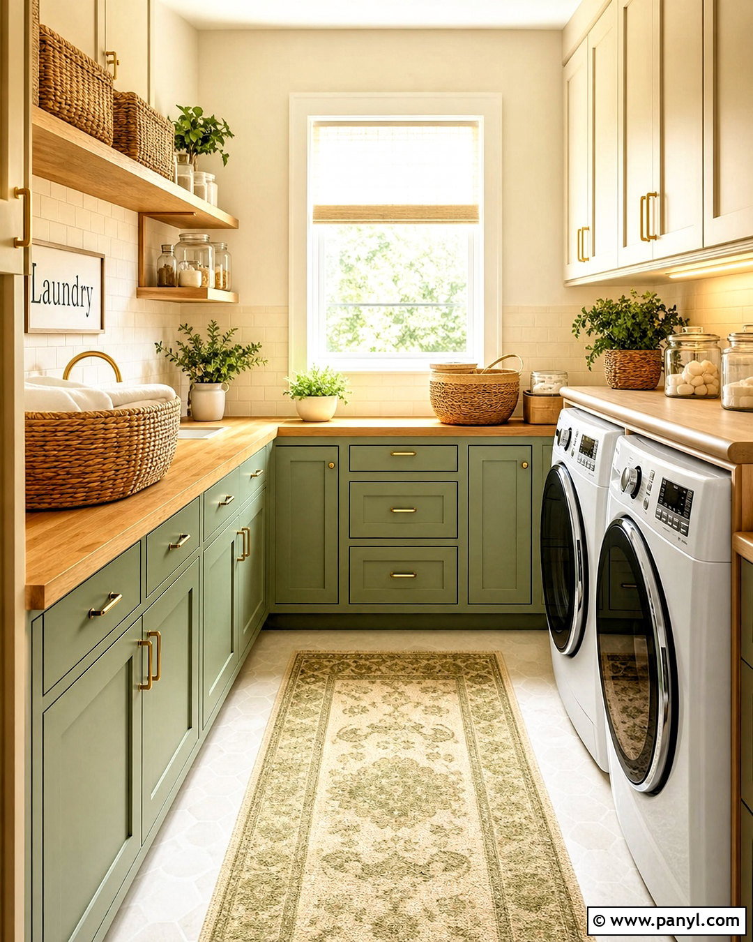 Cotton Balls OC-122 Laundry Room - 20 benjamin moore warm white ideas