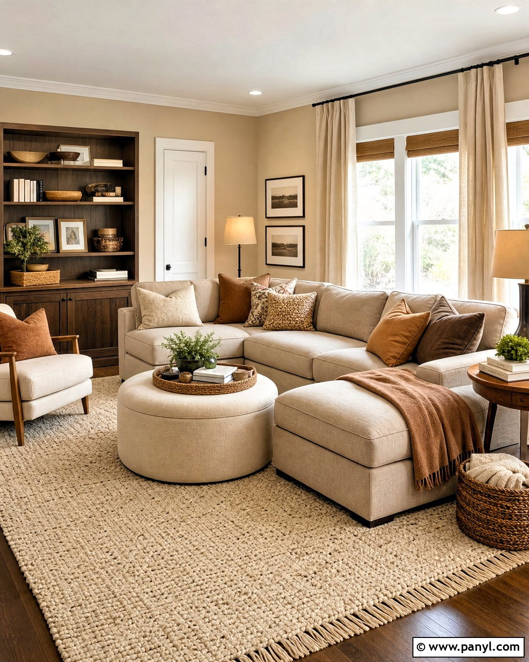 Cozy Beige Living Room - 20 beige color palette living room ideas