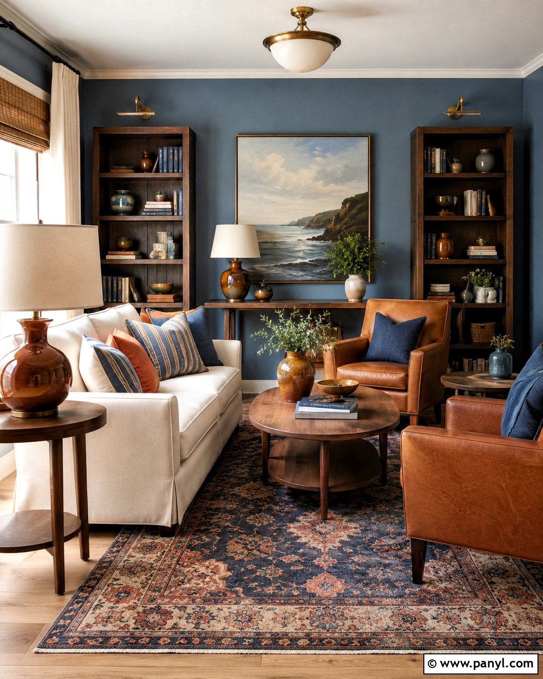 Cozy Blue Living Room - 20 cozy living rooms