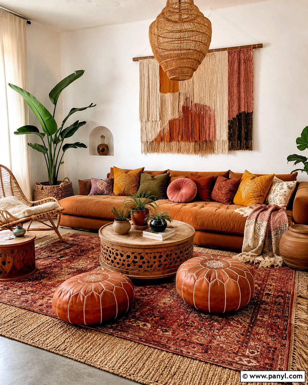 Cozy Boho Living Room - 20 cozy living rooms