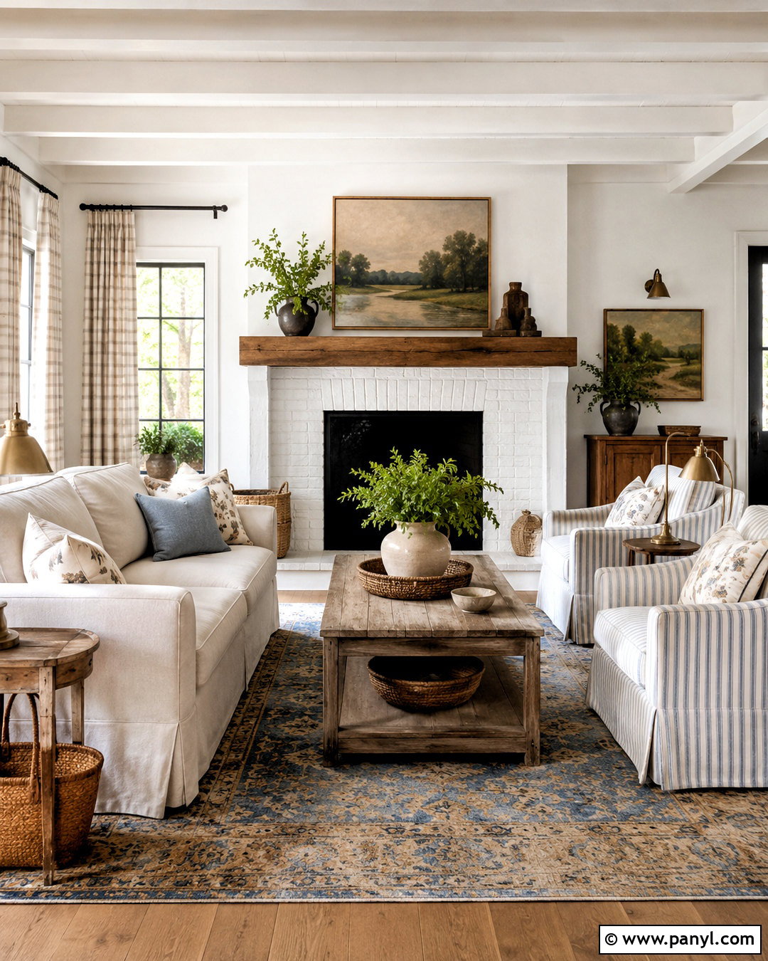 Cozy Farmhouse Living Room - 20 cozy living rooms