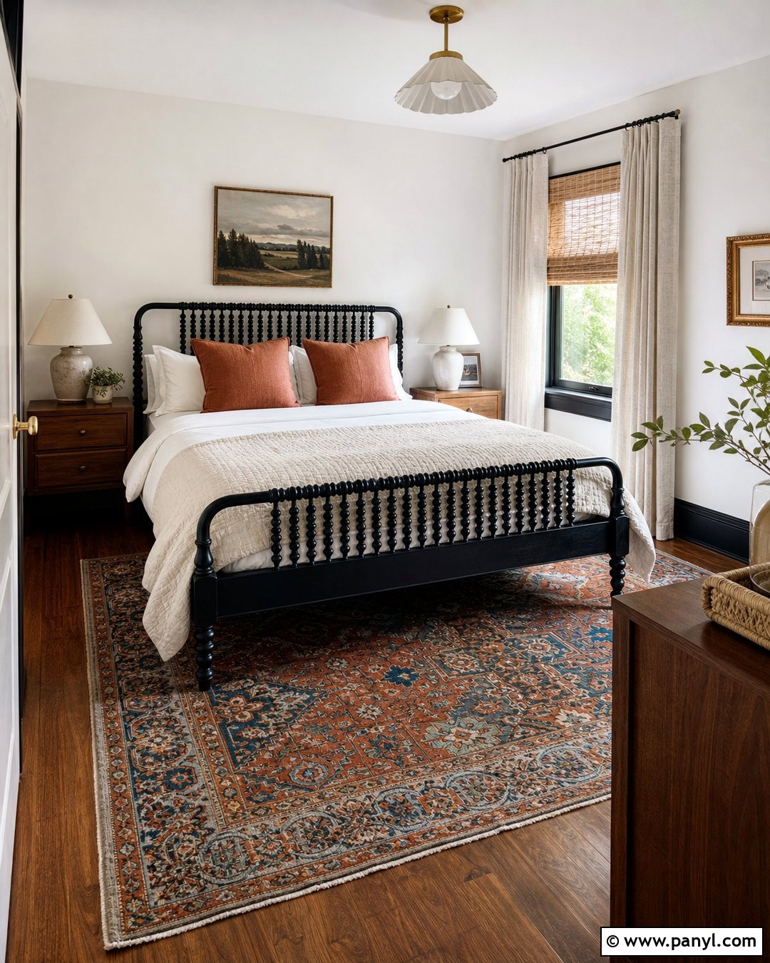 20 White Walls Black Baseboards for Striking Modern Contrast