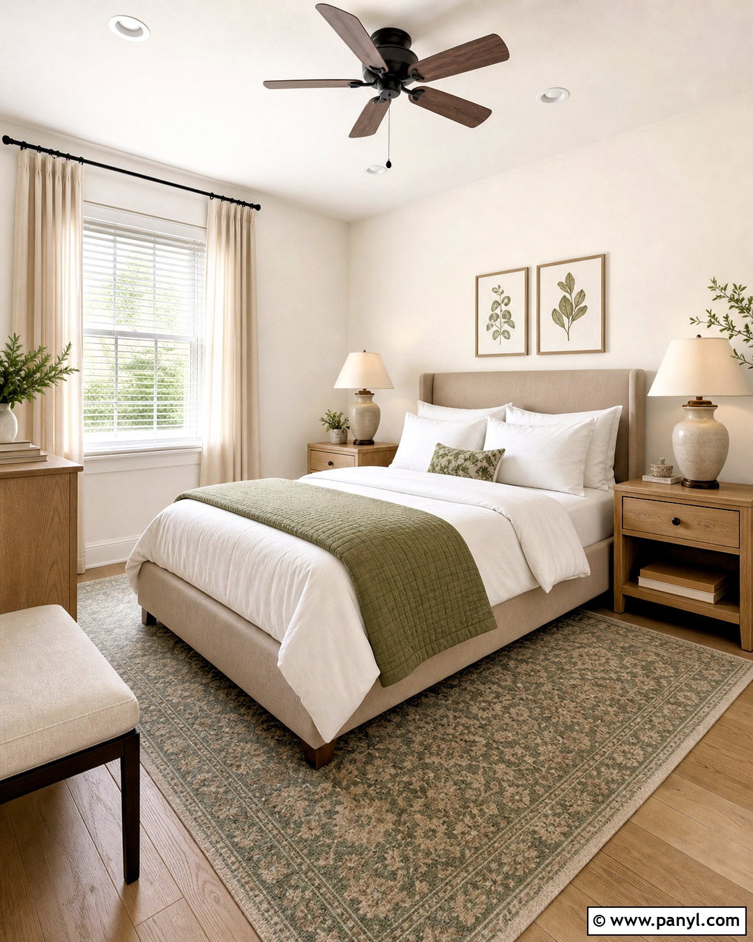 Cozy Guest Bedroom - 20 empty rooms interior ideas
