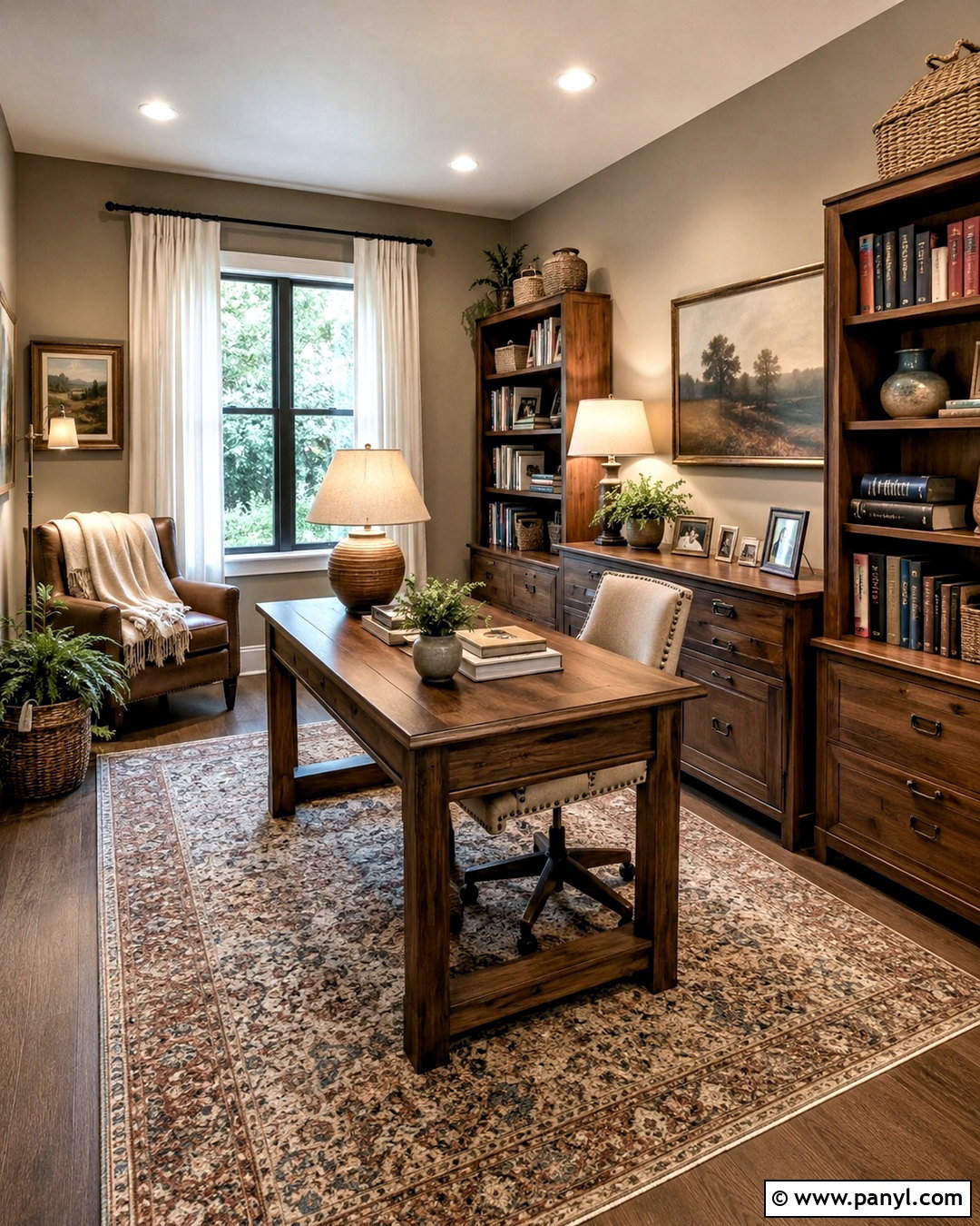 Cozy Home Office - 20 office decor ideas