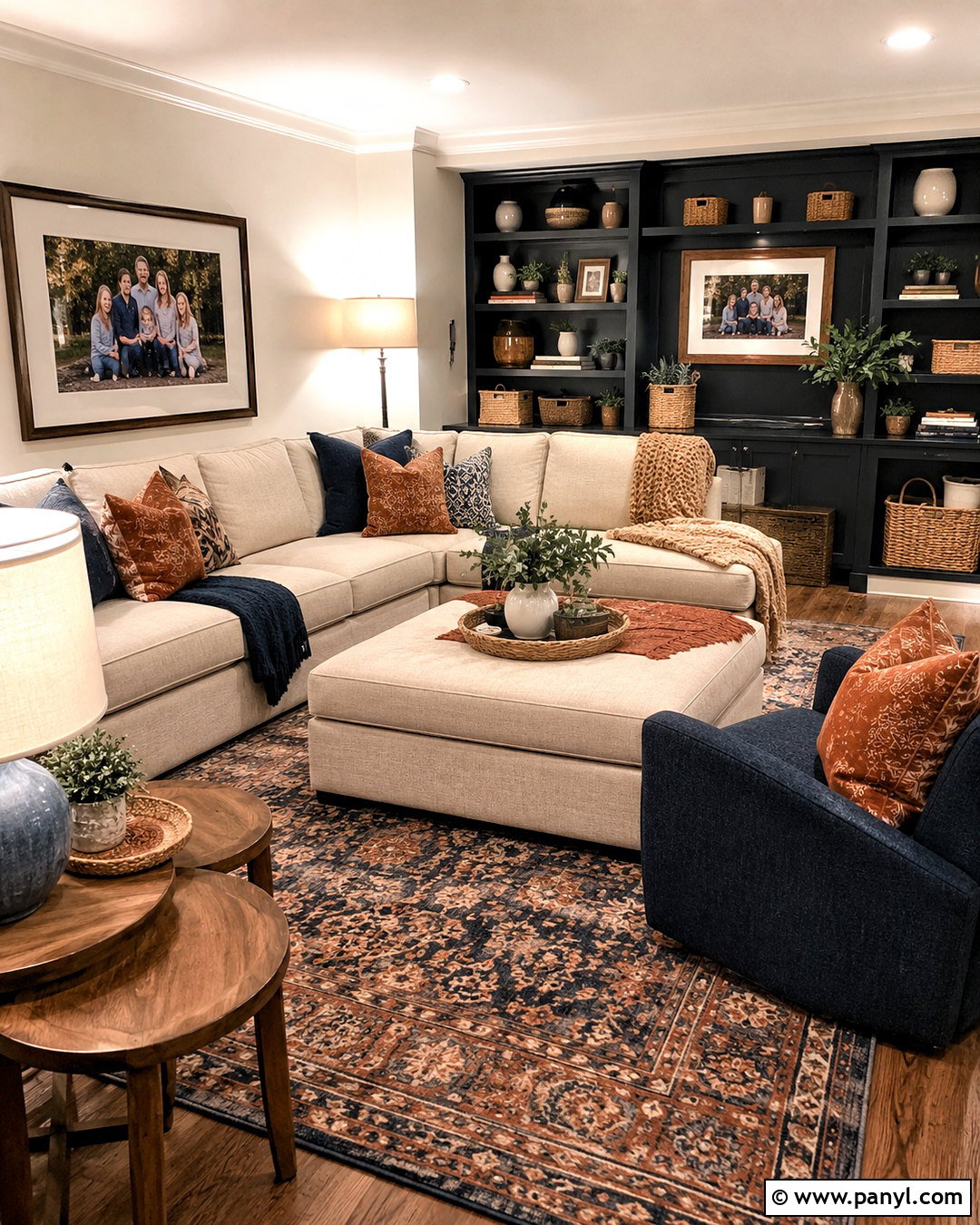 Cozy Living Room With Sectional - 20 cozy living rooms