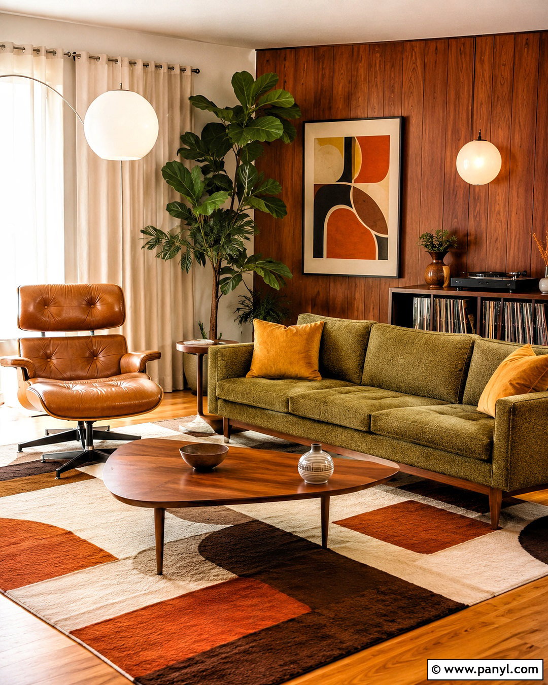 Cozy Midcentury Living Room - 20 cozy living rooms