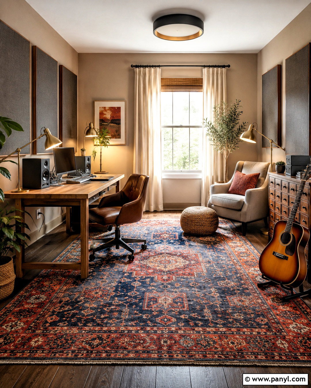 Cozy Music Office Room - 20 music office room ideas