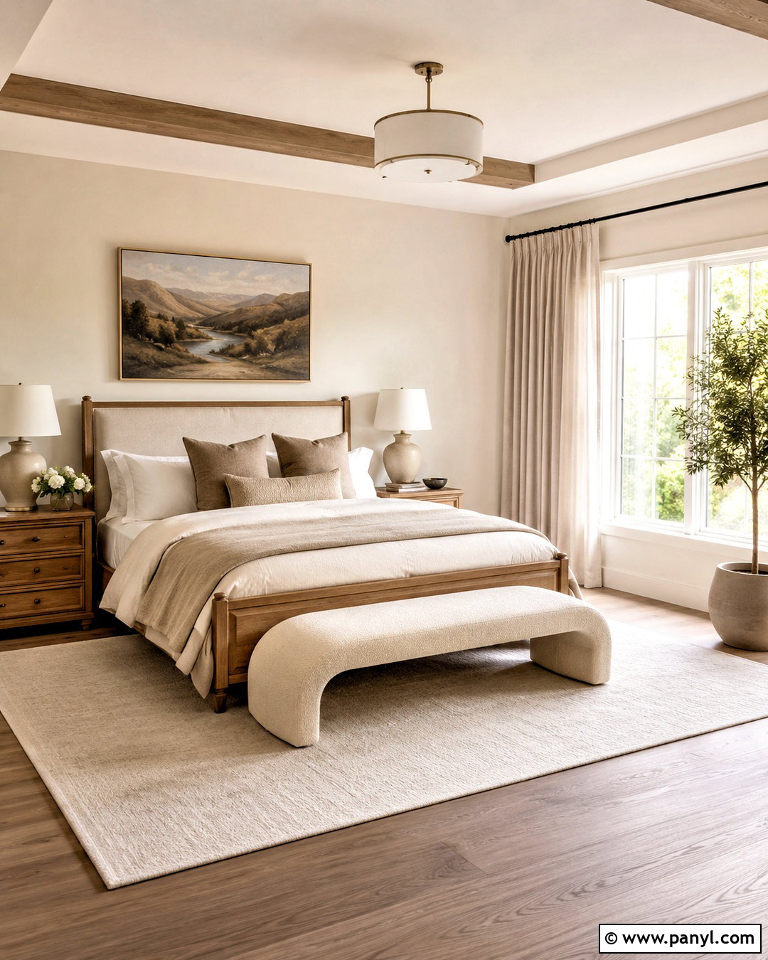 Cozy Neutral Bedroom - 20 neutral home ideas