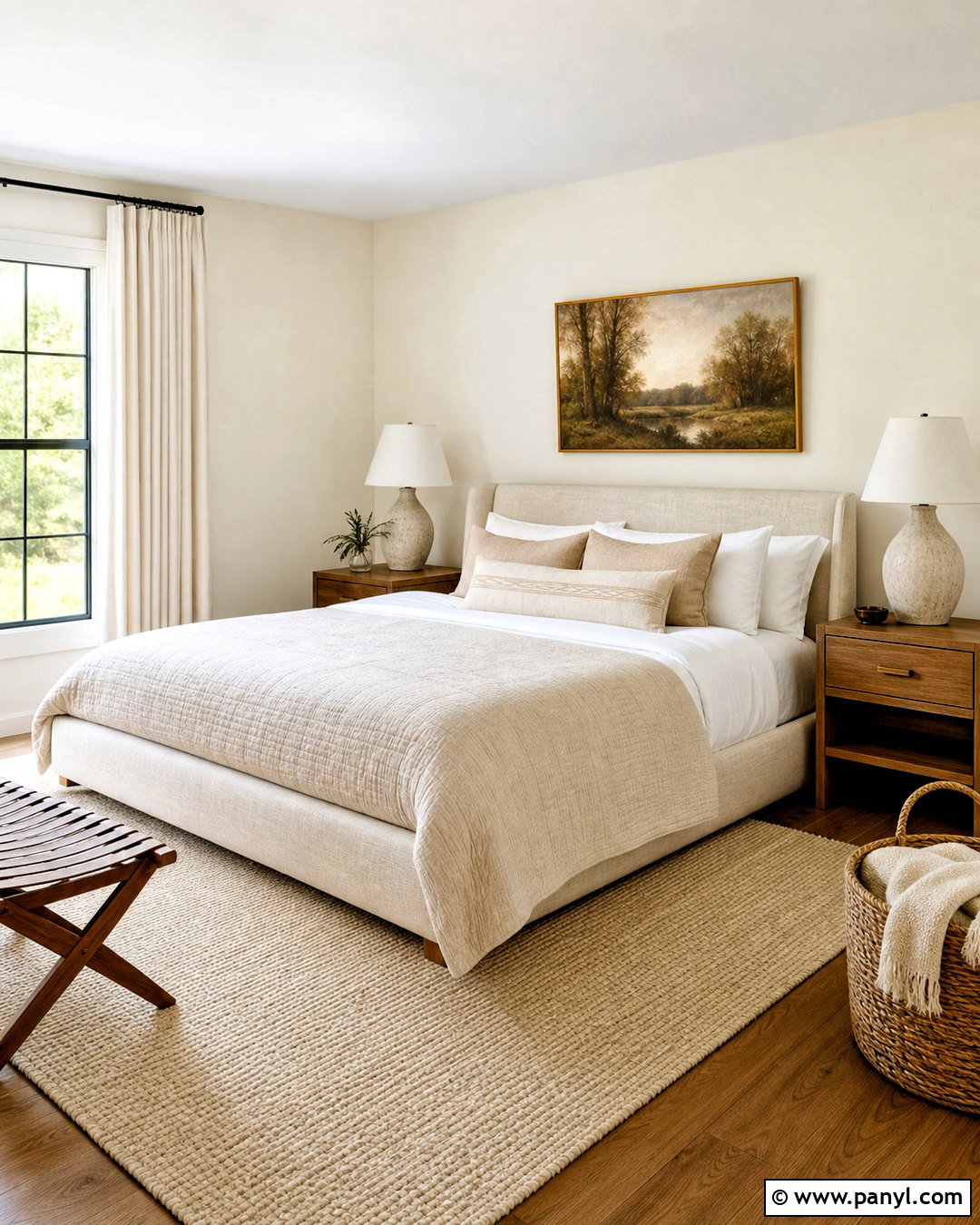 Cozy Neutral Guest Room - 20 guest room ideas