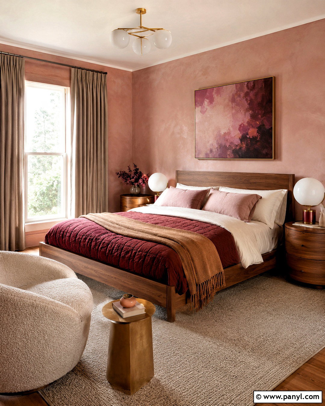 Cozy Pink Bedroom - 20 cozy bedroom ideas
