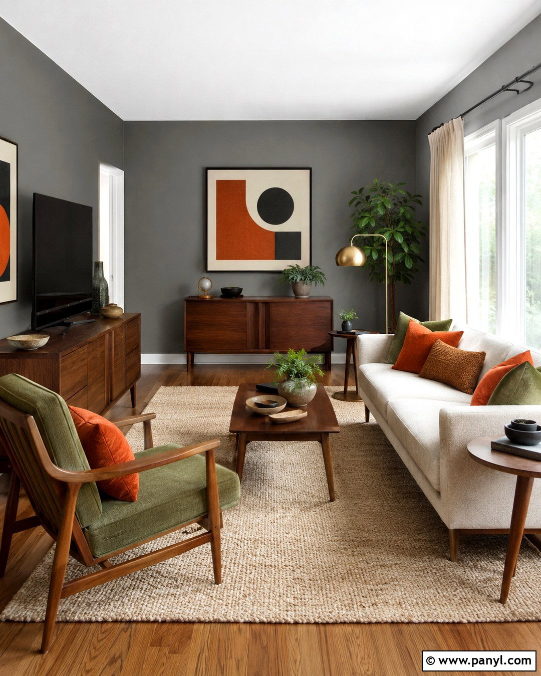 Cracked Pepper Walls With Wood Furniture - 20 Cracked Pepper Walls