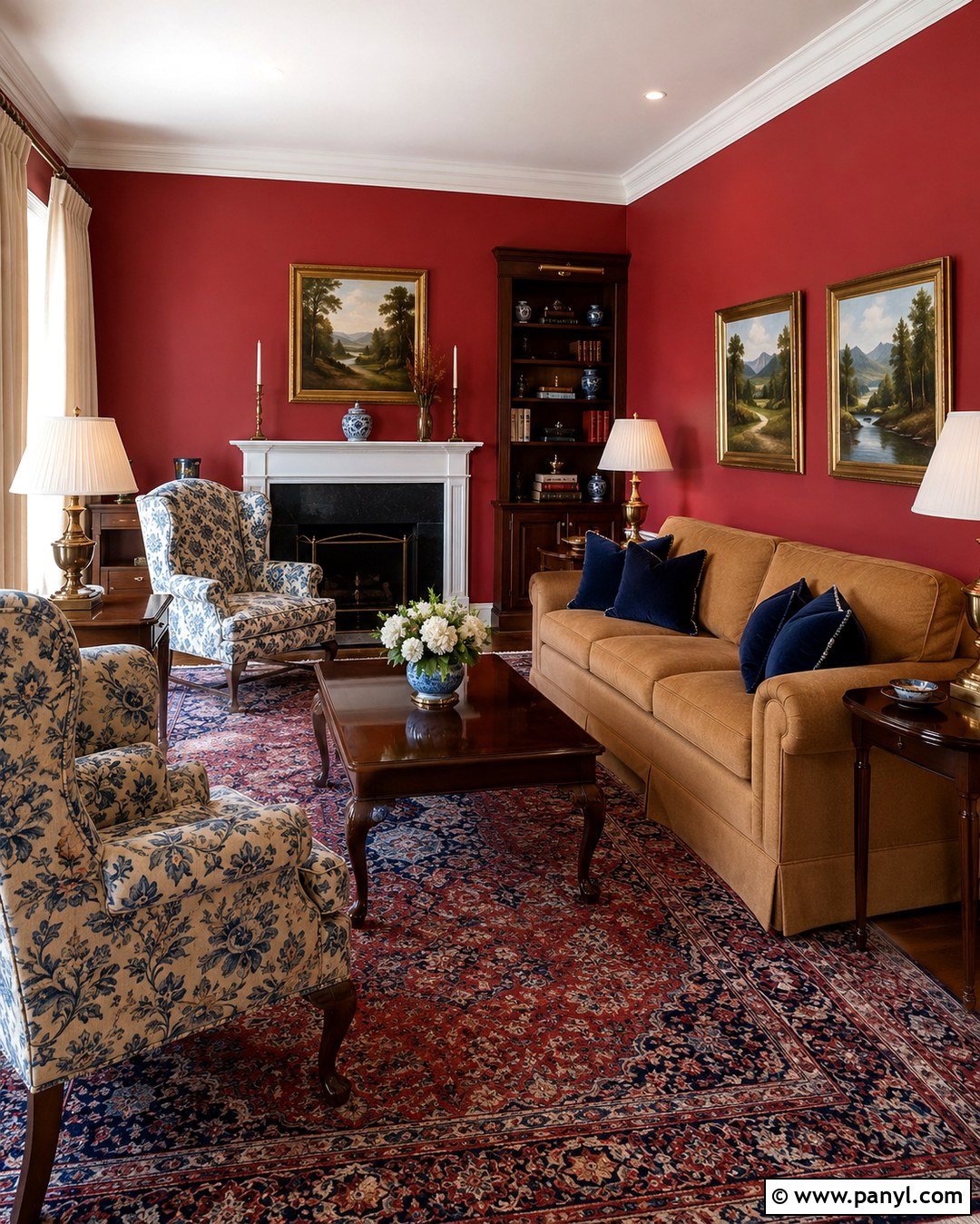 Cranberry Accent Wall - 20 Cranberry Walls