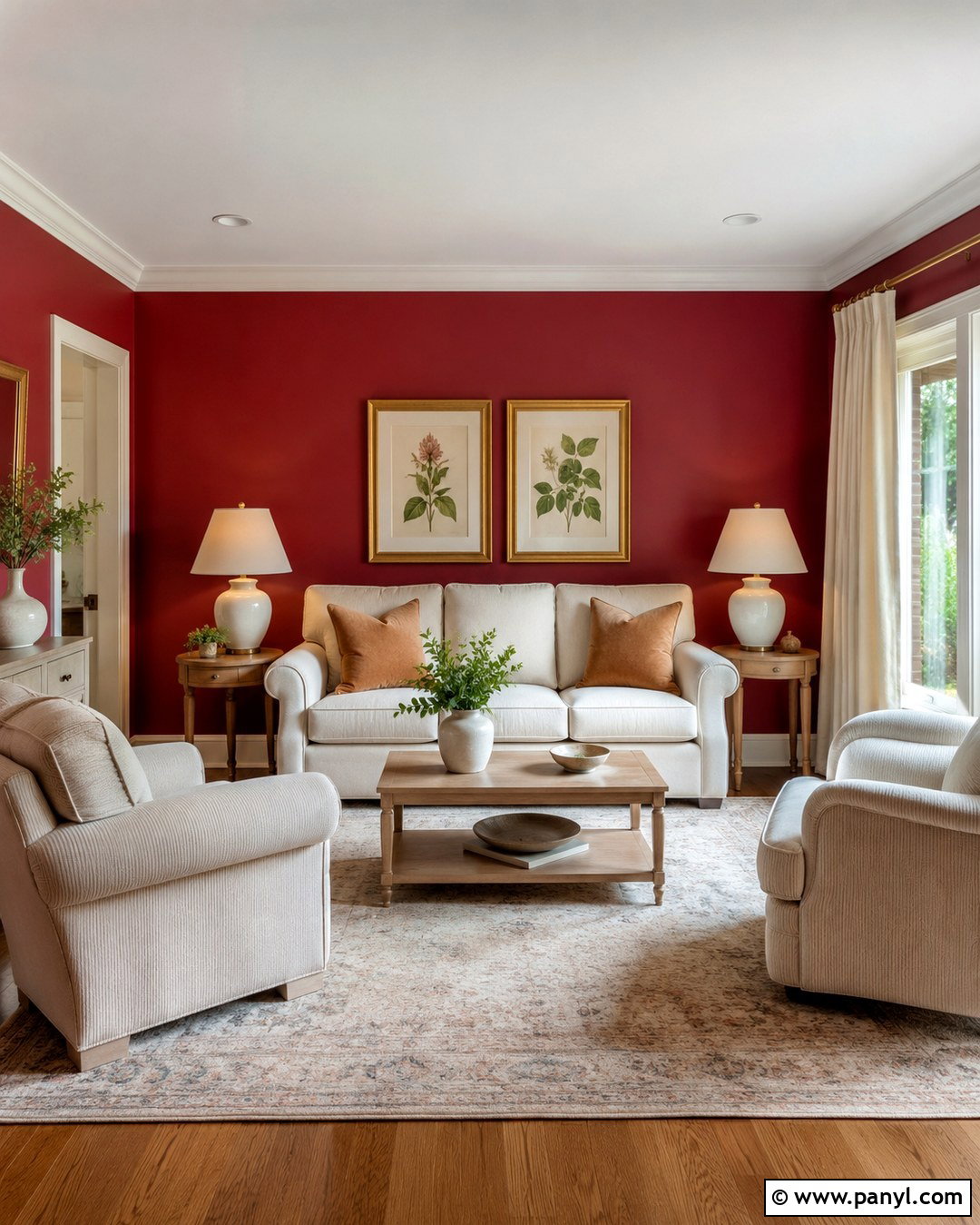 20 Cranberry Walls Ideas for Warm, Rich, Sophisticated Rooms
