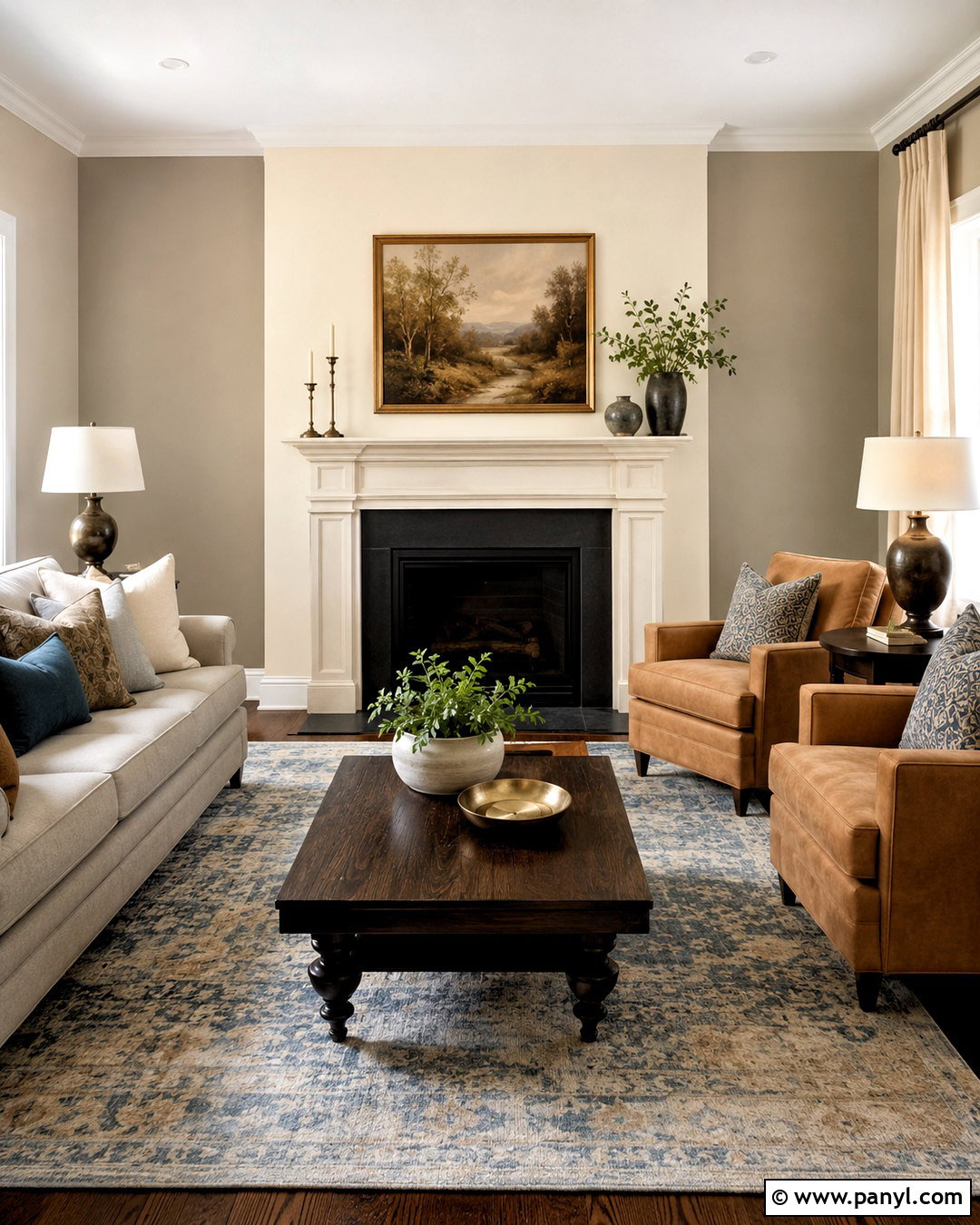 Cream Accent Wall - 20 accent wall colors that go with gray ideas