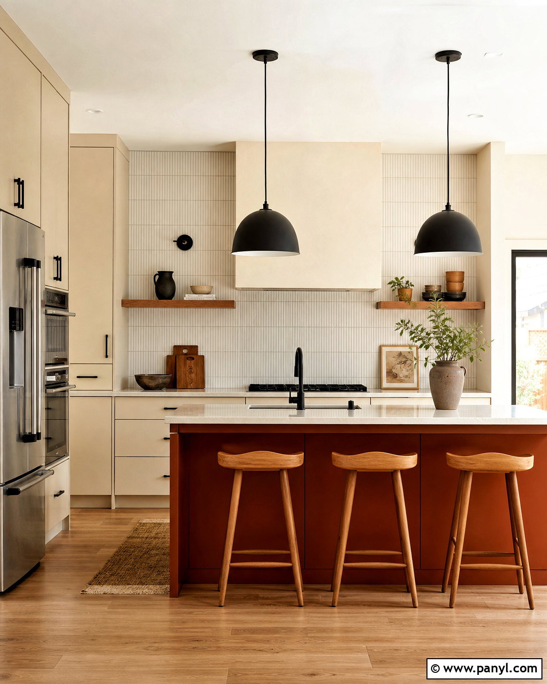 Cream And Burnt Orange Kitchen - 20 cream kitchen colour schemes