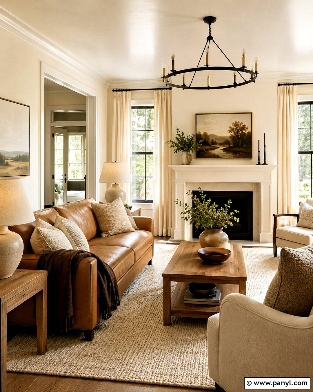 Cream And Camel Living Room - 20 cozy living room warm colors