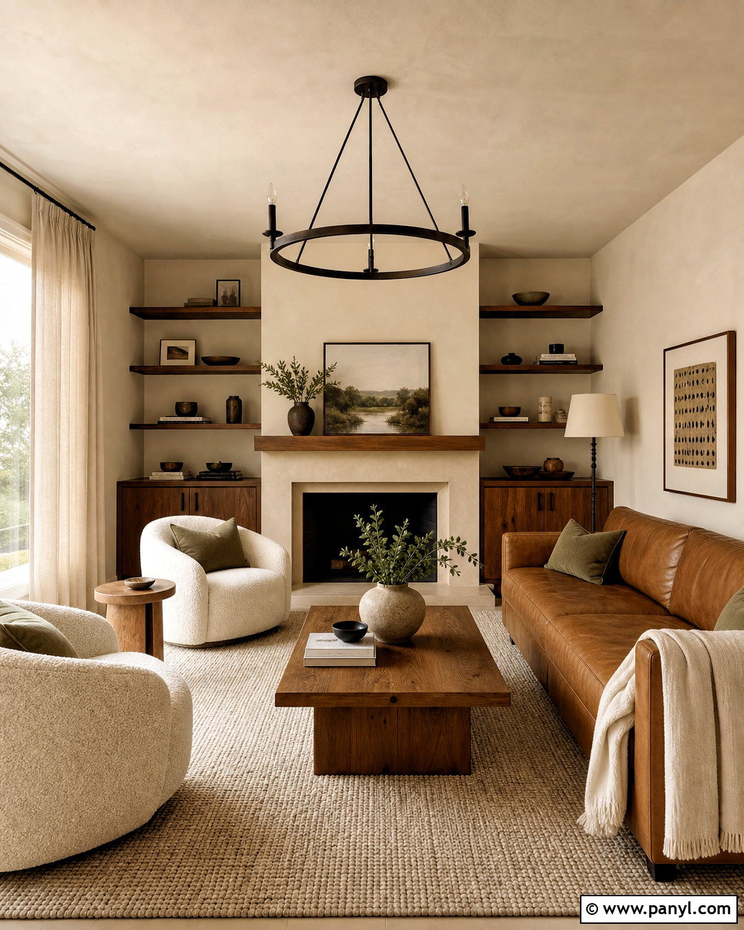 Cream And Caramel Room - 20 room color combination ideas