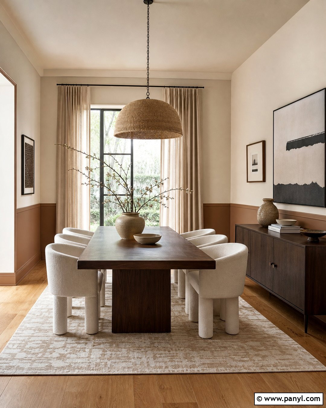Cream And Caramel Two Tone Walls - 45 two tone walls