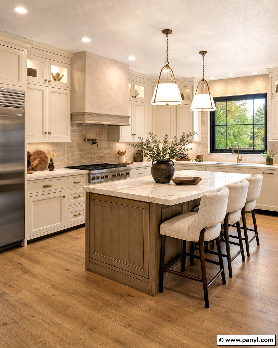 Cream And Mushroom Kitchen - 20 kitchen color combinations ideas