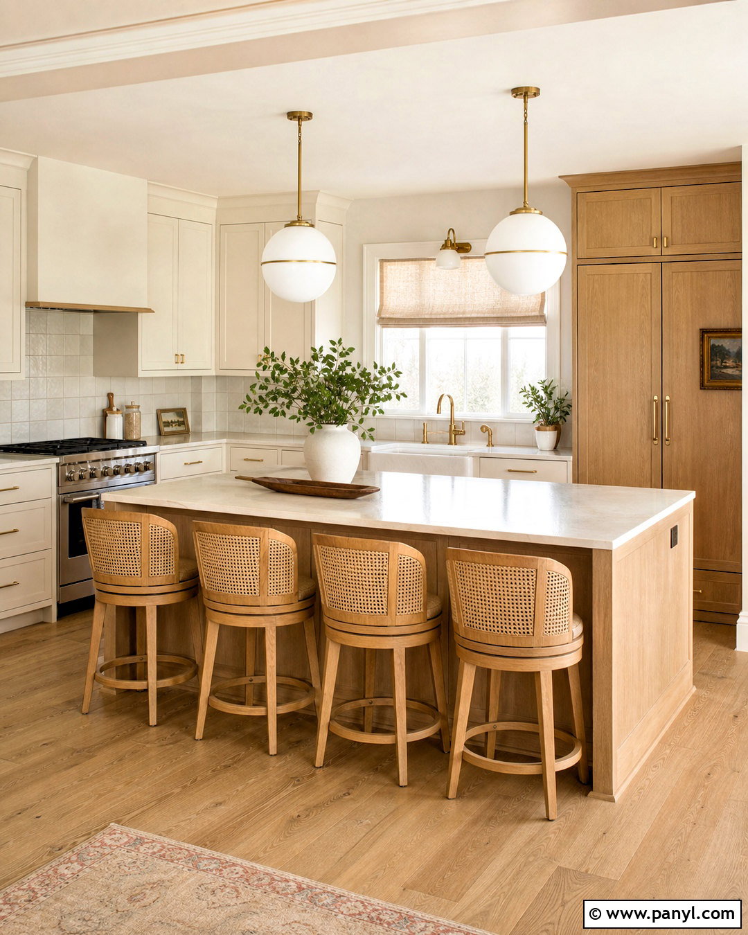 Cream And Natural Oak Kitchen - 20 cream kitchen colour schemes