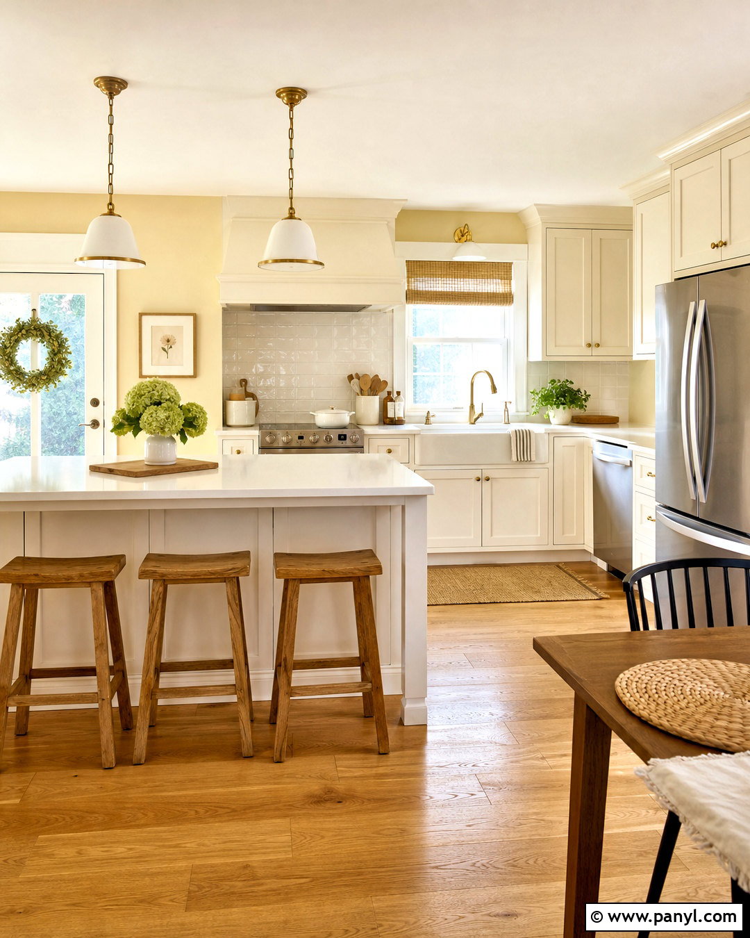Cream And Pale Yellow Kitchen - 20 cream kitchen colour schemes