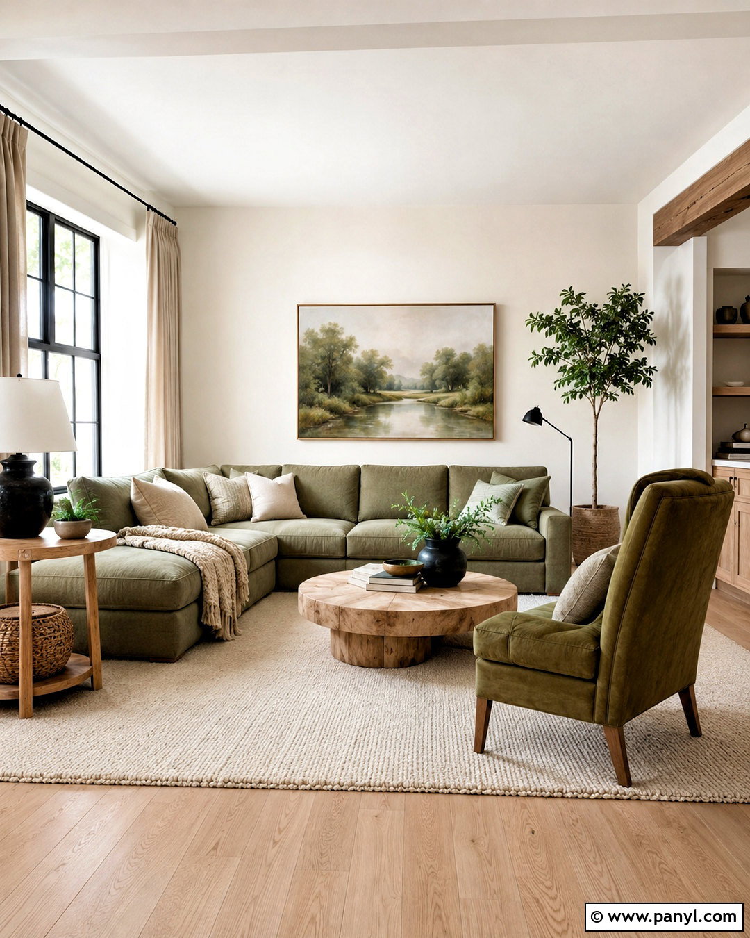 Cream And Sage Green Living Room - 20 cream paint living room ideas