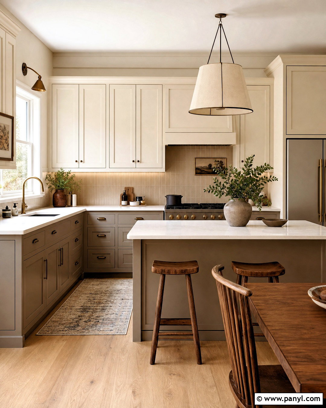 Cream And Taupe Kitchen Color Scheme - 20 kitchen colors schemes paint ideas