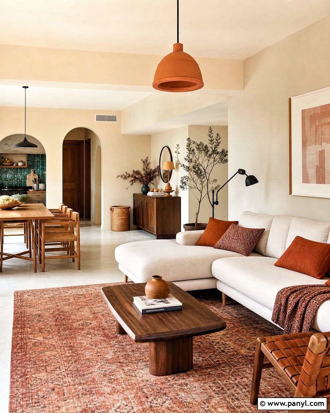 Cream And Terracotta Apartment Color Scheme - 20 apartment color schemes