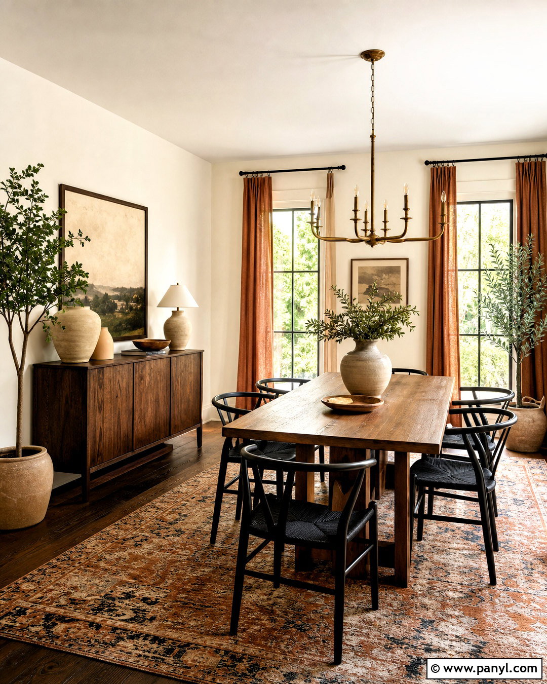 Cream And Terracotta Dining Room - 20 cream wall paint ideas