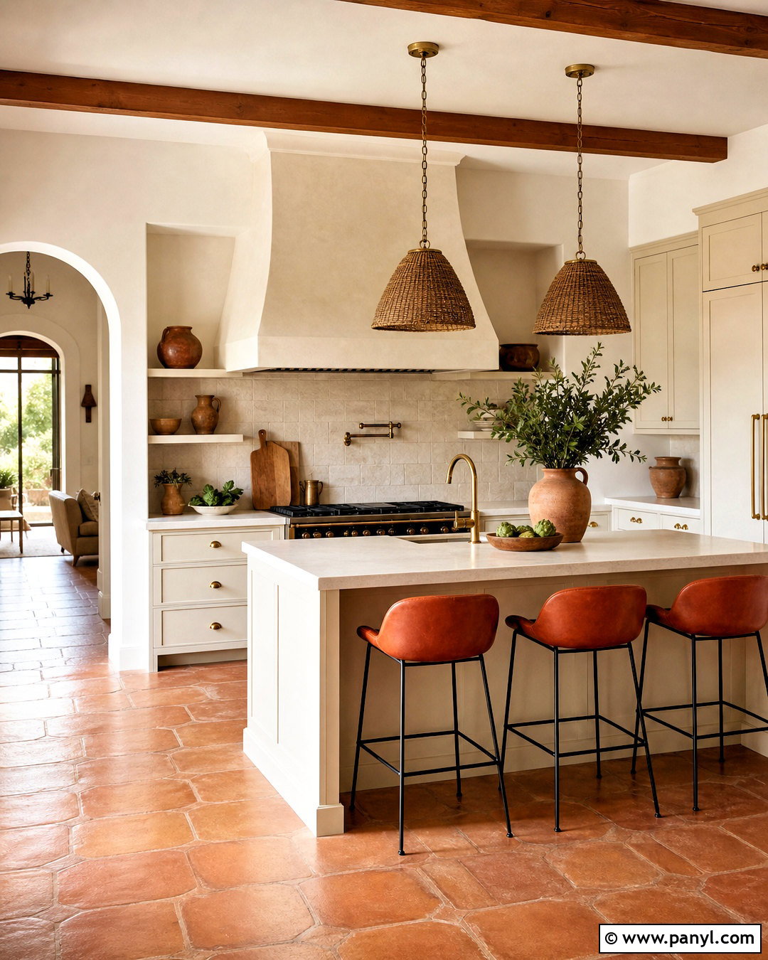 Cream And Terracotta Kitchen - 20 cream kitchen colour schemes