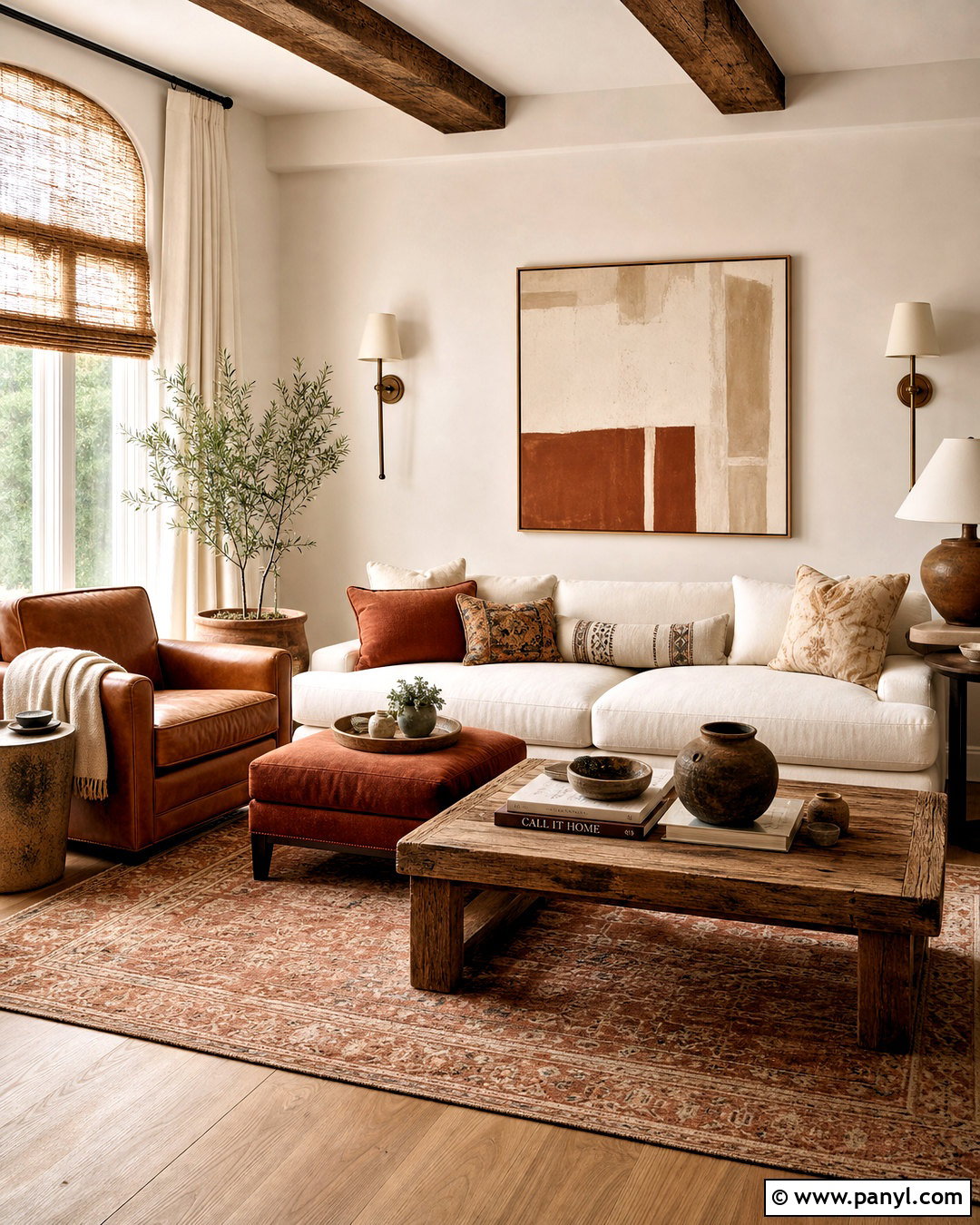 Cream And Terracotta Living Room - 20 cream color room ideas