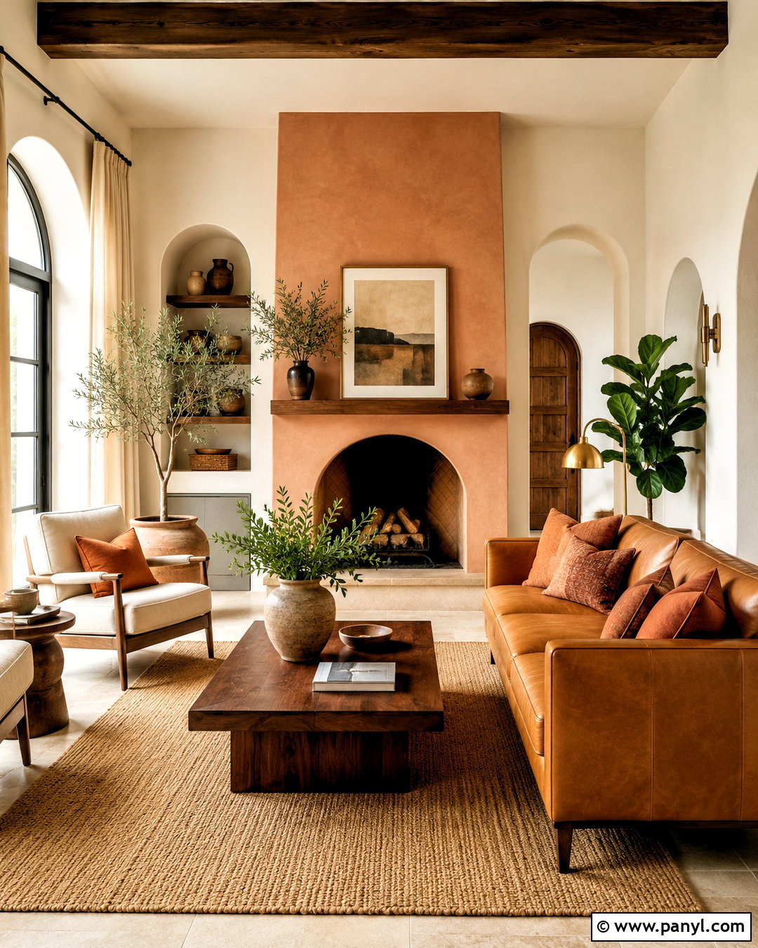 Cream And Terracotta Living Room - 35 wall color combinations living rooms