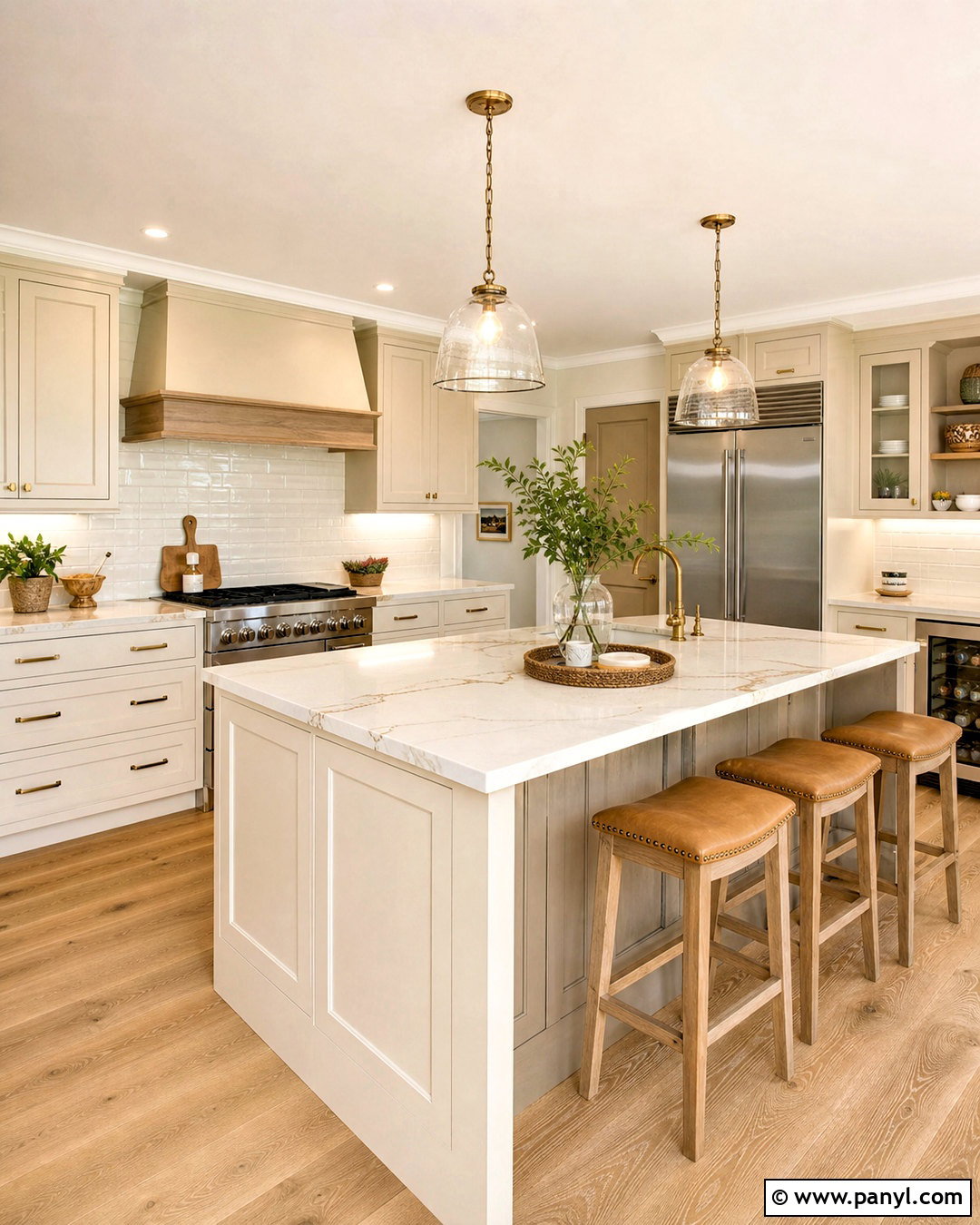 Cream And Warm White Kitchen - 20 cream kitchen colour schemes