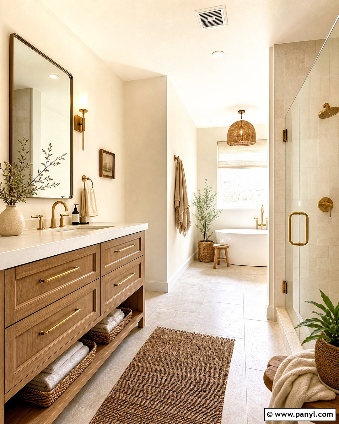 Cream And Wood Bathroom Color Scheme - 20 bathroom color scheme inspiration ideas