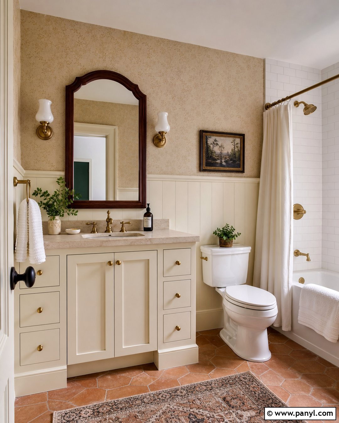 Cream Bathroom Vanity - 35 painted bathroom vanity colors