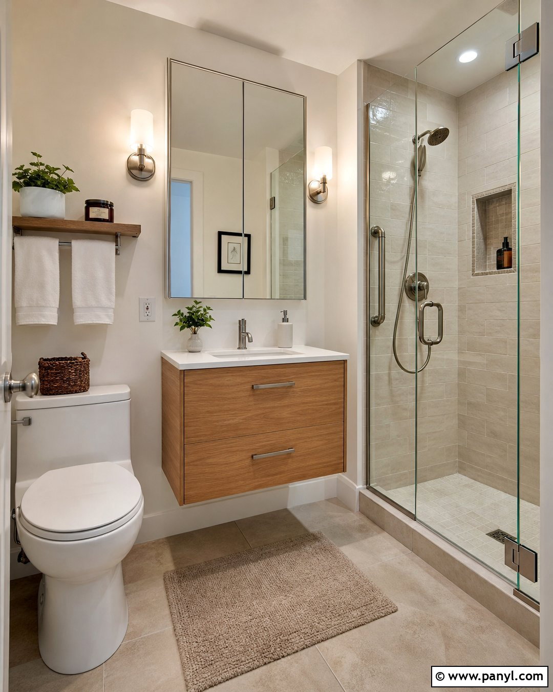 Cream Bathroom Walls In Small Bathroom - 25 Cream Bathroom Walls