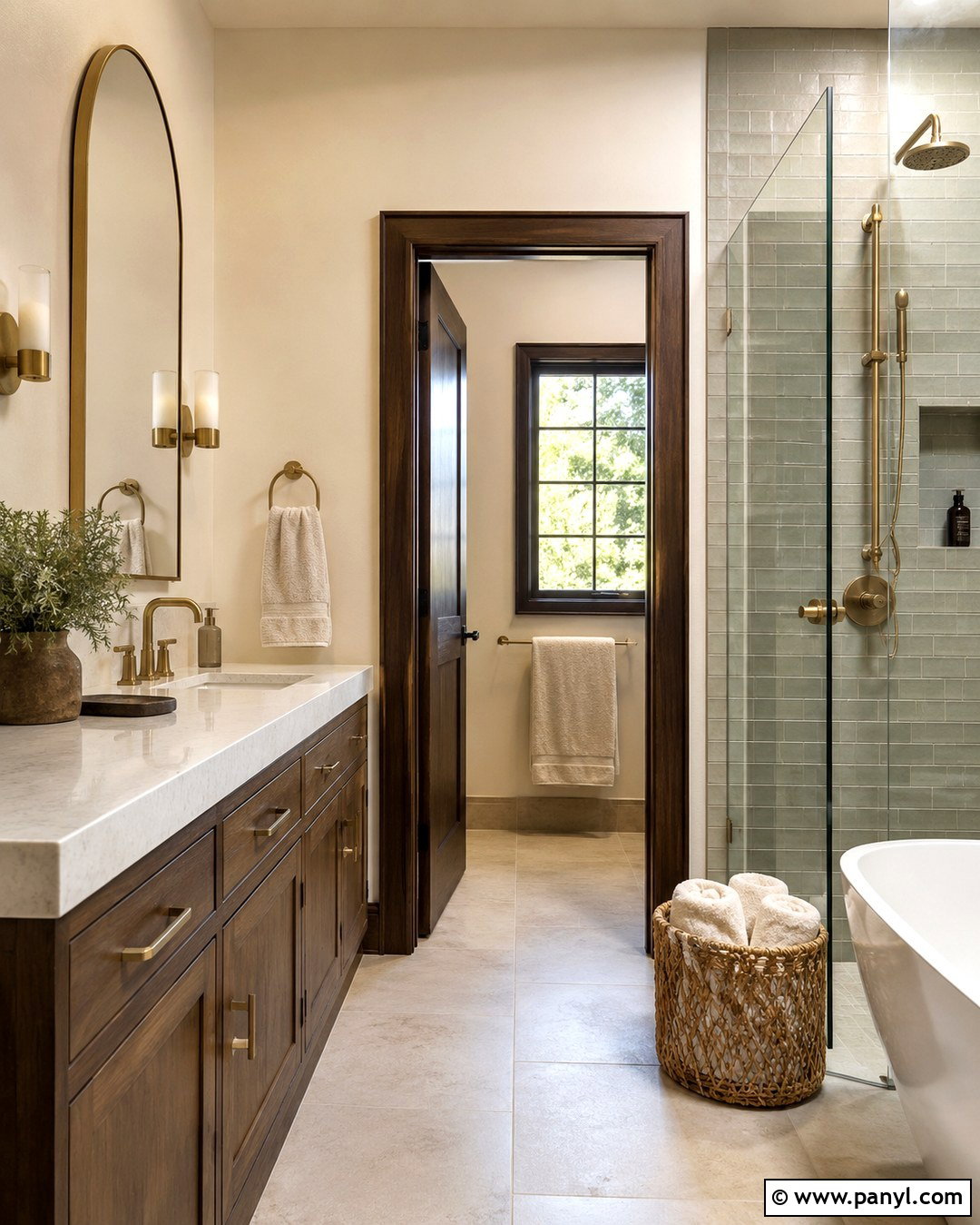 Cream Bathroom Walls With Dark Brown Trim - 20 Cream Walls With Dark Brown Trim Ideas