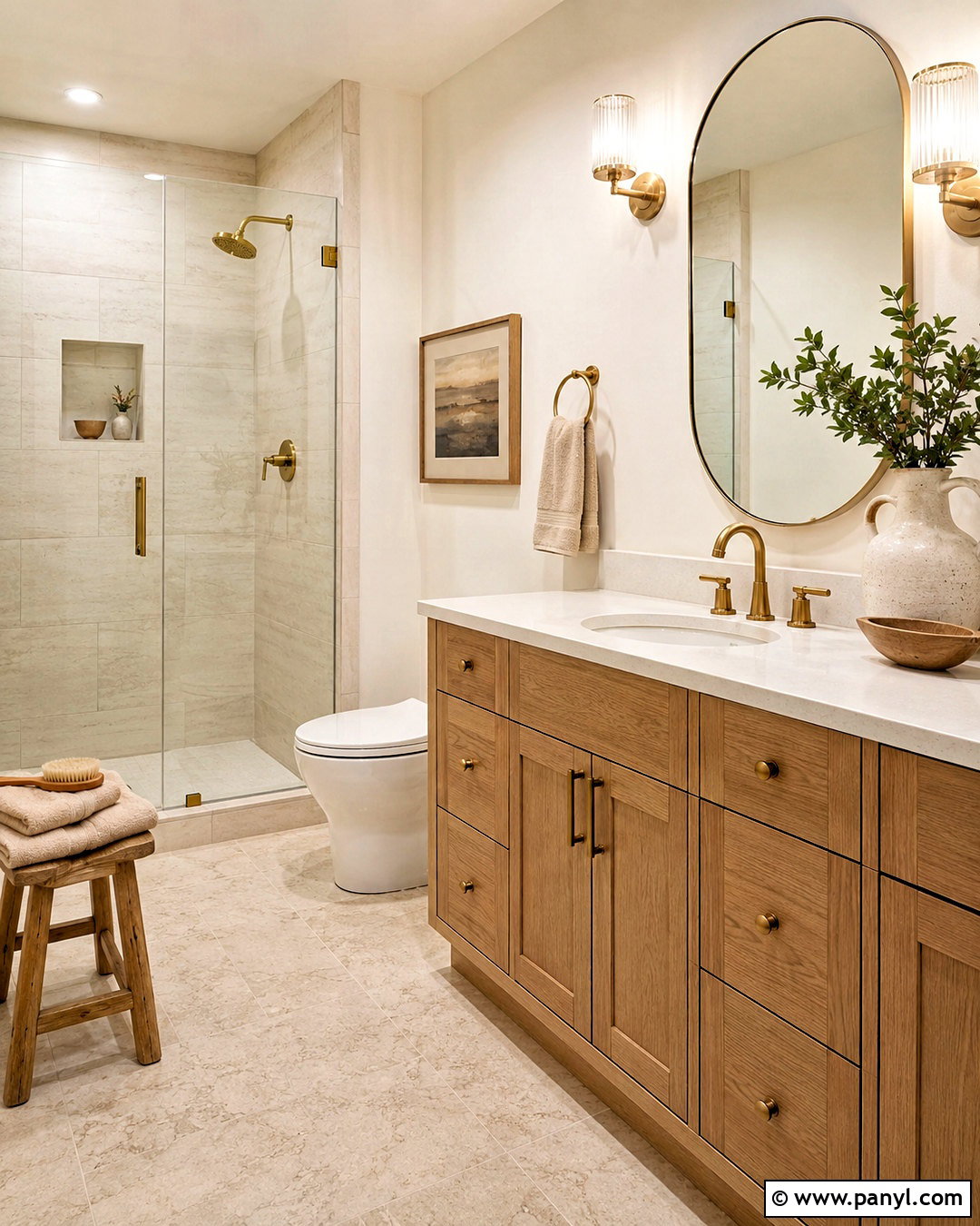 Cream Bathroom - 35 trending bathroom colors