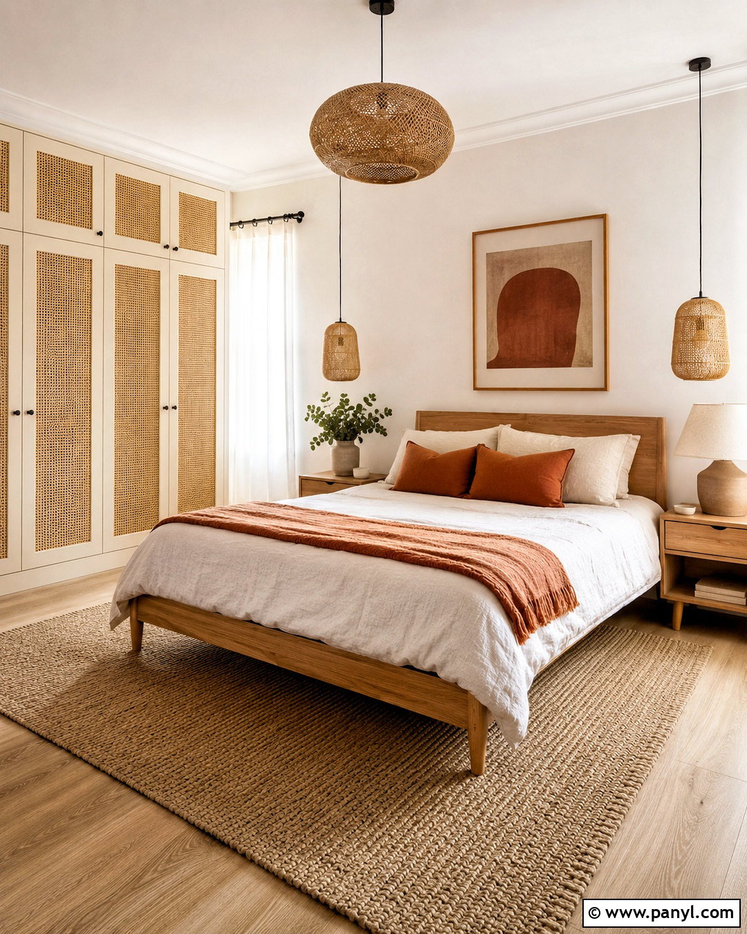 Cream Bedroom Cupboard With Cane - 20 cupboard colors bedroom ideas