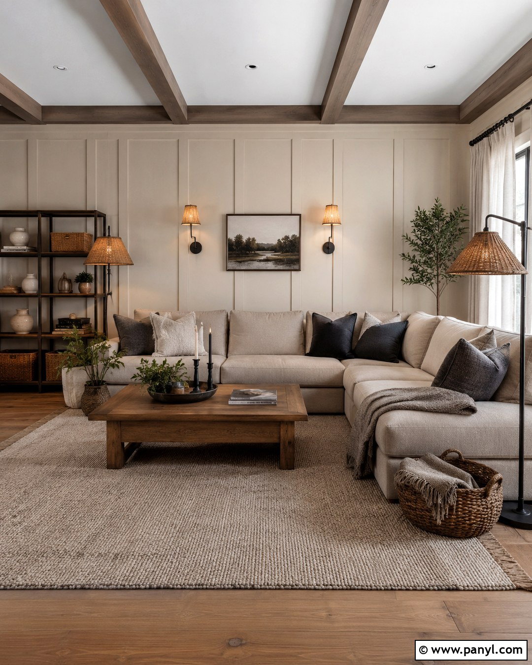 Cream Board And Batten Family Room - 20 Board And Batten Color Ideas Accent Wall Ideas