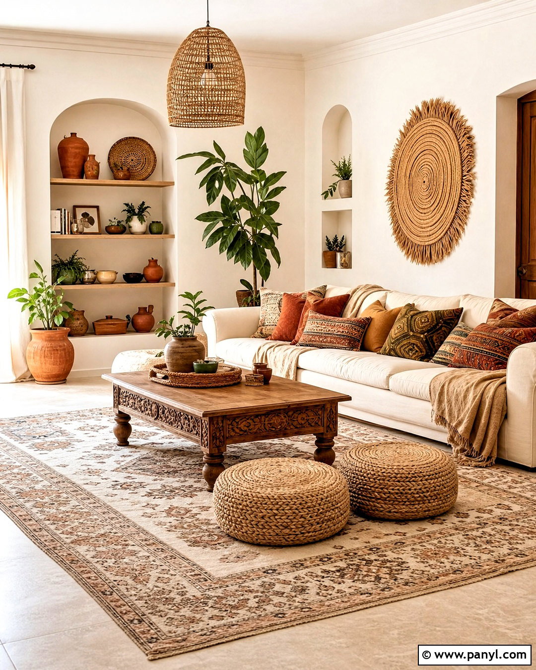Cream Boho Room - 20 cream color room ideas