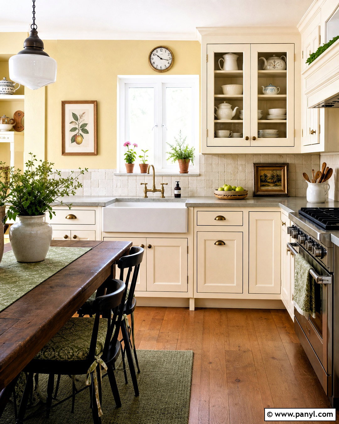 Cream Cabinets With Yellow Walls - 20 what color cabinets go with yellow walls