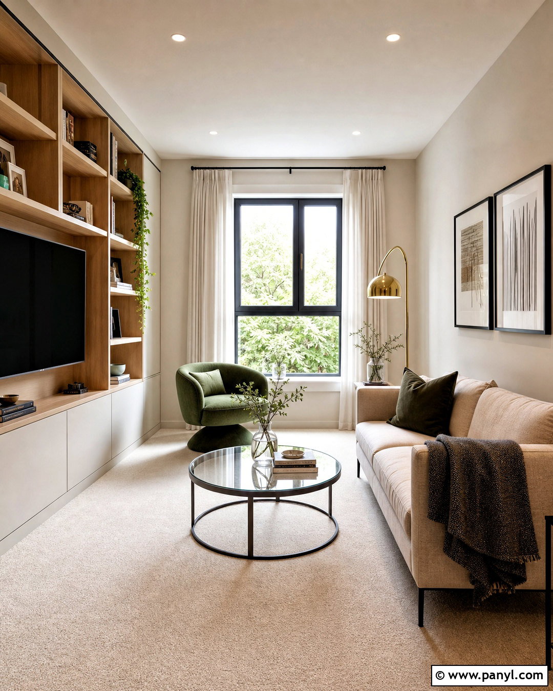 Cream Carpet Small Living Room - 20 living room with carpet floors