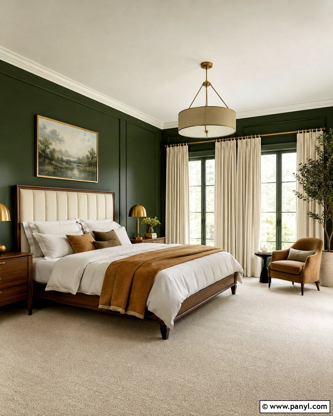 Cream Carpet With Forest Green Walls - 20 What Color Carpet Goes With Green Walls