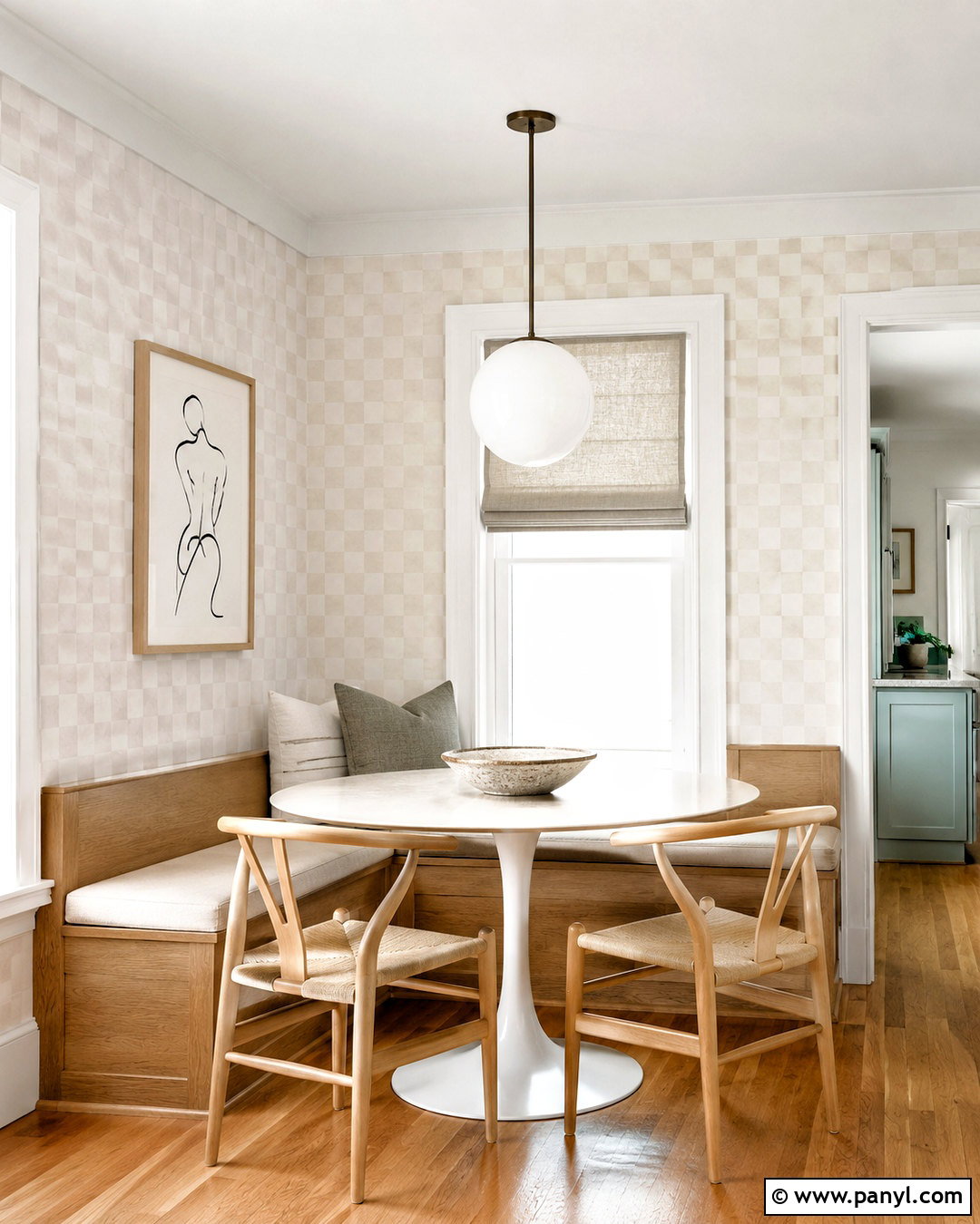 Cream Checker Wallpaper - 20 neutral minimalist wallpaper ideas