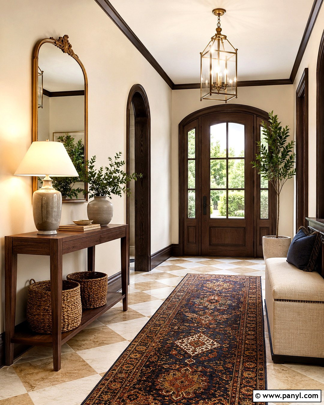 Cream Entryway Walls With Dark Brown Trim - 20 Cream Walls With Dark Brown Trim Ideas