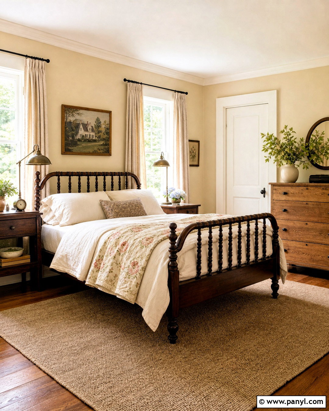 Cream Farmhouse Bedroom - 20 farmhouse bedroom paint colors